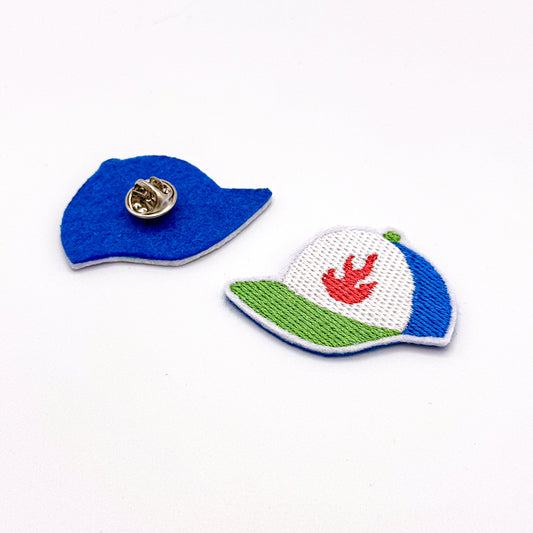 Pin's brodé Casquette – L’esprit cool