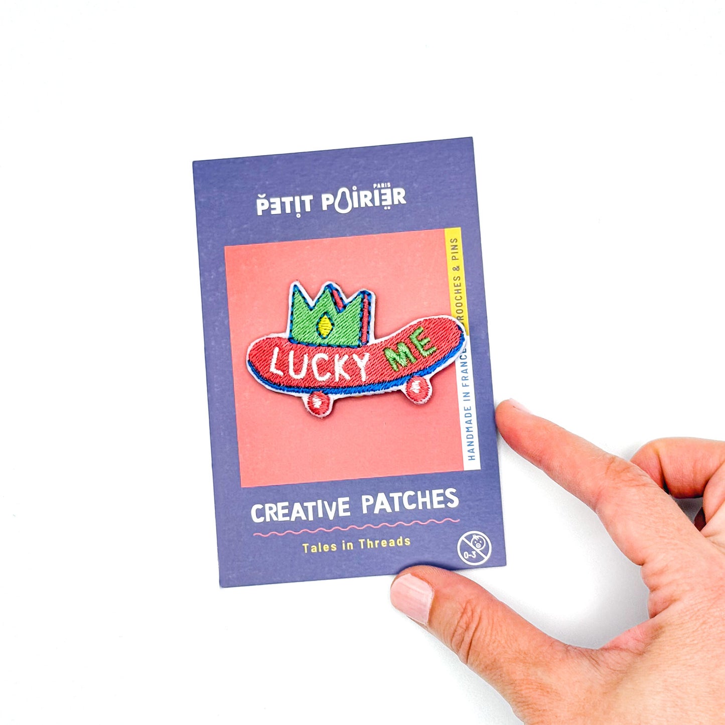 Pin’s "Lucky Me – Skateboard" — Talisman des esprits libres