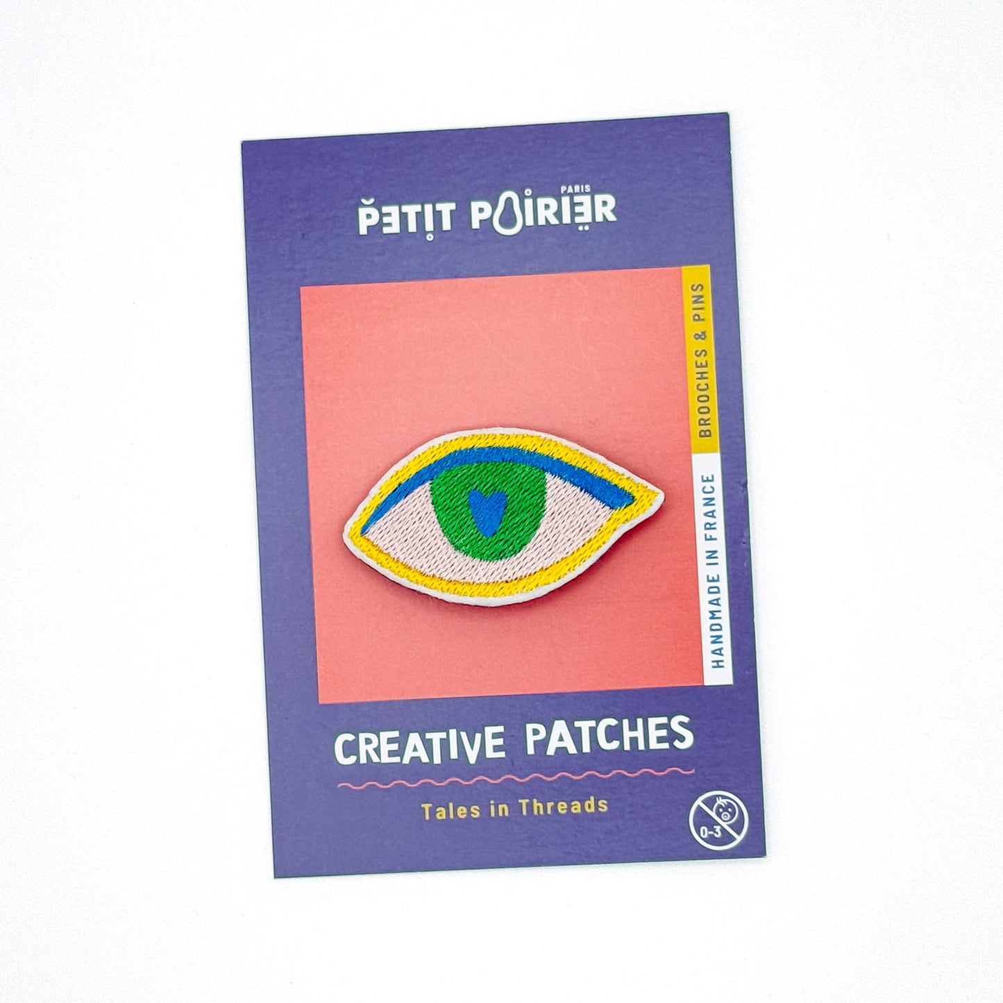 Broche Œil brodée – Ton petit talisman protecteur