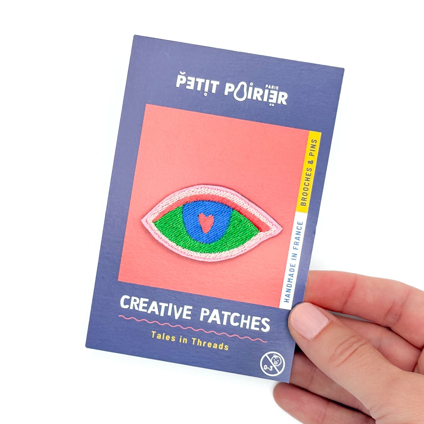 Broche Œil brodée – Ton petit talisman protecteur