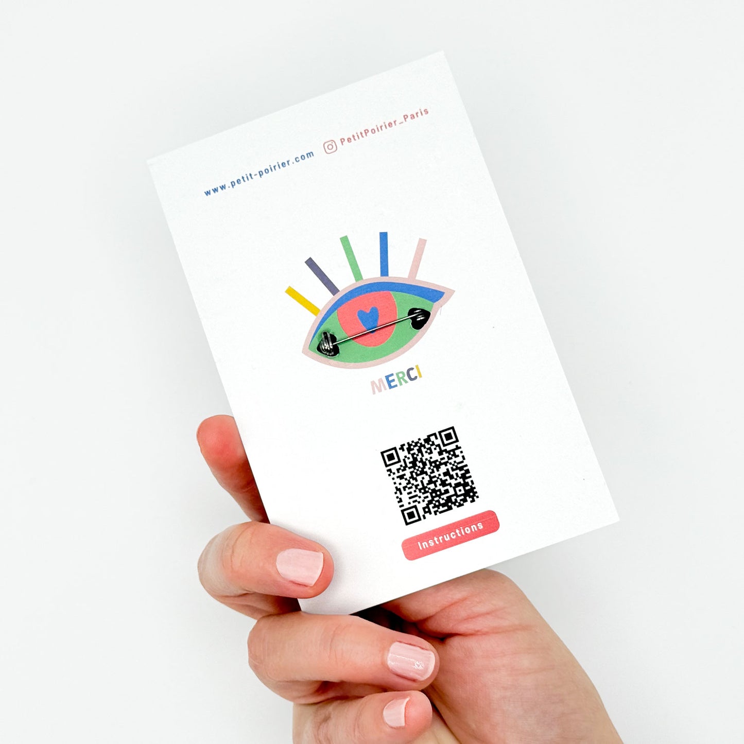 Broche “Roule, petite joie” – Talismans pour les jours simples