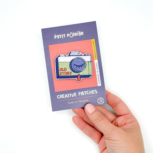 Broche Brodée “Old Story” – Ce que tu es devenu est une belle histoire
